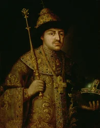 Porträtt av tsar Fjodor III Aleksijevitj (1661-1682)